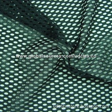 Polyester Mesh Fabric, 75D Yarn, Suitable for Sports Garment